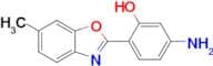5-Amino-2-(6-methylbenzo[d]oxazol-2-yl)phenol
