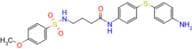 N-(4-((4-Aminophenyl)thio)phenyl)-4-(4-methoxyphenylsulfonamido)butanamide