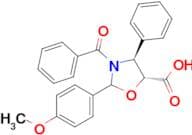 (4S,5R)-3-Benzoyl-2-(4-methoxyphenyl)-4-phenyloxazolidine-5-carboxylic acid