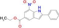 Ethyl 7-nitro-2-phenyl-1H-indole-5-carboxylate