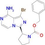 (S)-Benzyl 2-(8-amino-1-bromoimidazo[1,5-a]pyrazin-3-yl)pyrrolidine-1-carboxylate