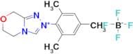 2-Mesityl-5,6-dihydro-8H-[1,2,4]triazolo[3,4-c][1,4]oxazin-2-ium tetrafluoroborate
