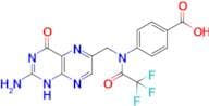 4-{N-[(2-amino-4-oxo-1,4-dihydropteridin-6-yl)methyl]-2,2,2-trifluoroacetamido}benzoic acid