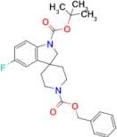 1'-Benzyl 1-(tert-butyl) 5-fluorospiro[indoline-3,4'-piperidine]-1,1'-dicarboxylate