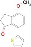 4-Methoxy-7-(thiophen-2-yl)-2,3-dihydro-1H-inden-1-one
