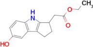 Ethyl 2-{7-hydroxy-1H,2H,3H,4H-cyclopenta[b]indol-3-yl}acetate