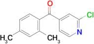(2-Chloropyridin-4-yl)(2,4-dimethylphenyl)methanone
