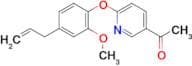 5-Acetyl-2-(4-allyl-2-methoxyphenoxy) pyridine
