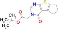 Tert-Butyl 2-(4-oxo-4,5,6,7-tetrahydro-3H-cyclopenta[4,5]thieno[2,3-d]pyrimidin-3-yl)acetate