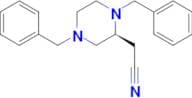 (S)-2-(1,4-Dibenzylpiperazin-2-yl)acetonitrile
