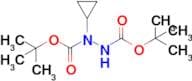Di-tert-butyl 1-cyclopropylhydrazine-1,2-dicarboxylate
