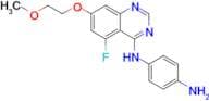 N1-(5-Fluoro-7-(2-methoxyethoxy)quinazolin-4-yl)benzene-1,4-diamine