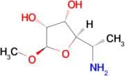(2R,3S,4R,5R)-2-((S)-1-Aminoethyl)-5-methoxytetrahydrofuran-3,4-diol