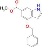 Methyl 4-(benzyloxy)-1H-indole-6-carboxylate
