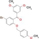 (5-Bromo-2-((4-methoxybenzyl)oxy)phenyl)(3,5-dimethoxyphenyl)methanone