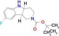Tert-Butyl (4aS,9bR)-8-fluoro-1,3,4,4a,5,9b-hexahydro-2H-pyrido[4,3-b]indole-2-carboxylate