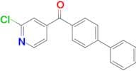 [1,1'-biphenyl]-4-yl(2-chloropyridin-4-yl)methanone