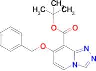 Tert-Butyl 7-(benzyloxy)-[1,2,4]triazolo[4,3-a]pyridine-8-carboxylate