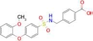 4-(((4-(2-Methoxyphenoxy)phenyl)sulfonamido)methyl)benzoic acid