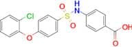 4-((4-(2-Chlorophenoxy)phenyl)sulfonamido)benzoic acid