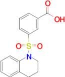 3-(1,2,3,4-tetrahydroquinoline-1-sulfonyl)benzoic acid