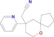 2-(9-(Pyridin-2-yl)-6-oxaspiro[4.5]decan-9-yl)acetonitrile