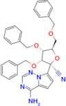 (2R,3R,4R,5R)-2-(4-Aminopyrrolo[2,1-f][1,2,4]triazin-7-yl)-3,4-bis(benzyloxy)-5-((benzyloxy)methyl…