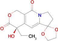 (R)-4-Ethyl-4-hydroxy-1,4,7,8-tetrahydro-3H,10H-spiro[pyrano[3,4-f]indolizine-6,2'-[1,3]dioxolane]…