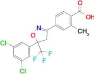 4-(5-(3,5-Dichlorophenyl)-5-(trifluoromethyl)-4,5-dihydroisoxazol-3-yl)-2-methylbenzoic acid