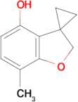 7-Methyl-2H-spiro[benzofuran-3,1'-cyclopropan]-4-ol
