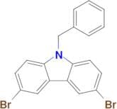 9-Benzyl-3,6-dibromocarbazole