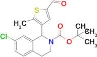 Tert-Butyl 7-chloro-1-(5-formyl-2-methylthiophen-3-yl)-3,4-dihydroisoquinoline-2(1H)-carboxylate