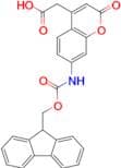 2-(7-((((9H-Fluoren-9-yl)methoxy)carbonyl)amino)-2-oxo-2H-chromen-4-yl)acetic acid