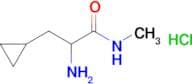 2-Amino-3-cyclopropyl-n-methylpropanamide hydrochloride