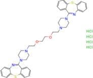 1,2-bis(2-(4-(Dibenzo[b,f][1,4]thiazepin-11-yl)piperazin-1-yl)ethoxy)ethane tetrahydrochloride