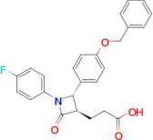 3-((2S,3R)-2-(4-(Benzyloxy)phenyl)-1-(4-fluorophenyl)-4-oxoazetidin-3-yl)propanoic acid