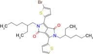 3-(5-Bromothiophen-2-yl)-2,5-bis(2-ethylhexyl)-6-(thiophen-2-yl)pyrrolo[3,4-c]pyrrole-1,4(2H,5H)-d…