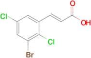 (E)-3-(3-Bromo-2,5-dichlorophenyl)acrylic acid