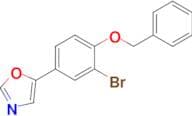 5-(4-(Benzyloxy)-3-bromophenyl)oxazole
