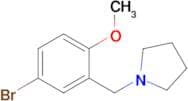 1-(5-Bromo-2-methoxy-benzyl)-pyrrolidine