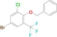 1-(Benzyloxy)-4-bromo-6-chloro-2-(trifluoromethyl)benzene