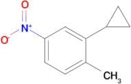 2-Cyclopropyl-1-methyl-4-nitrobenzene
