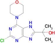 2-(2-Chloro-6-morpholino-7H-purin-8-yl)propan-2-ol
