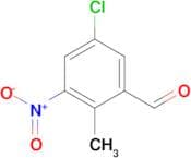 5-Chloro-2-methyl-3-nitrobenzaldehyde