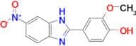 2-Methoxy-4-(6-nitro-1H-benzo[d]imidazol-2-yl)phenol