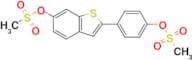 4-(6-((Methylsulfonyl)oxy)benzo[b]thiophen-2-yl)phenyl methanesulfonate