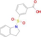 3-(2,3-Dihydro-1h-indole-1-sulfonyl)benzoic acid