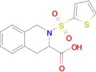 2-(Thiophene-2-sulfonyl)-1,2,3,4-tetrahydroisoquinoline-3-carboxylic acid