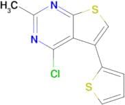 4-Chloro-2-methyl-5-(thiophen-2-yl)thieno[2,3-d]pyrimidine