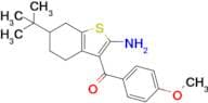 6-tert-Butyl-3-(4-methoxybenzoyl)-4,5,6,7-tetrahydro-1-benzothiophen-2-amine